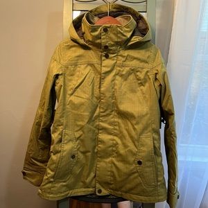 Green Burton ski/snowboard/snow jacket - size large
